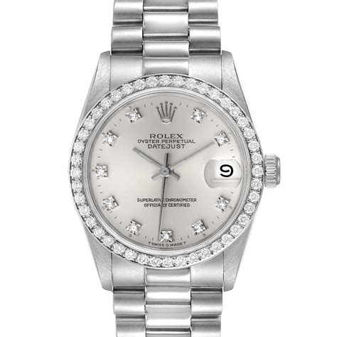 rolex datejust platinum